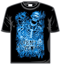Avenged Sevenfold Tshirt - Chained Skeleton