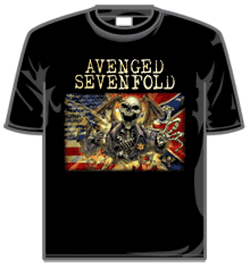 Avenged Sevenfold Tshirt - Confederate