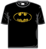 Batman Tshirt - Distressed Shield