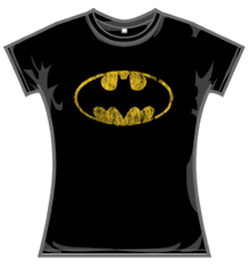 Batman Tshirt - Distressed Shield