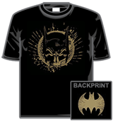 Batman Tshirt - Gold Skull Mask