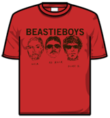 Beastie Boys Tshirt - Red Faces