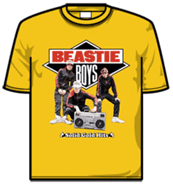 Beastie Boys Tshirt - Solid Gold