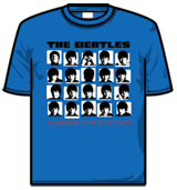 Beatles Tshirt - Hard Days Night Blue