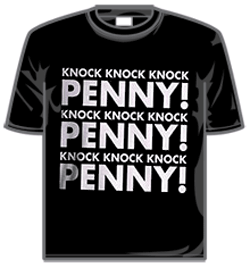 Big Bang Theory Tshirt - Knock Knock Penny