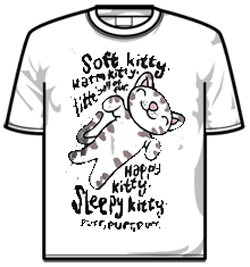 Big Bang Theory Tshirt - Soft Kitty