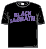 Black Sabbath Tshirt - Purple Logo
