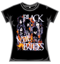 Black Veil Brides Tshirt - Set On Fire