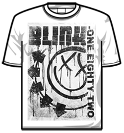 Blink 182 Tshirt - Spelled Out Jumbo