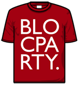 Bloc Party Tshirt - Big Letter