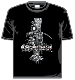Blood Red Throne Tshirt - Come Death