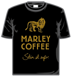 Bob Marley Tshirt - Coffee