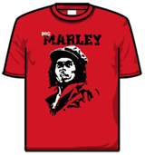 Bob Marley Tshirt - Freedom Red