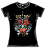 Bon Jovi Tshirt - Heart & Dagger
