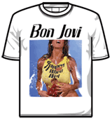 Bon Jovi Tshirt - Slippery When Wet