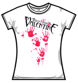 Bullet For My Valentine Tshirt - Hand Print