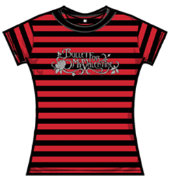 Bullet For My Valentine Tshirt - Logo Redblk