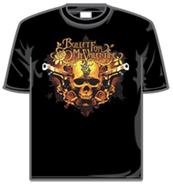 Bullet For My Valentine Tshirt - Two Pistols