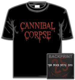 Cannibal Corpse Tshirt - 25 Years