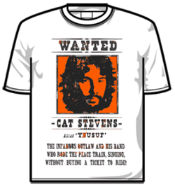 Cat Stevens Tshirt - Wanted