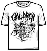 Cauldron Tshirt - 3 Horsemen White
