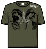 Cheech And Chong Tshirt - Leaf