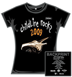 Childline Rocks Tshirt - Childline Rocks 2009