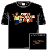 Cleveland Show Tshirt - Happy Mustached Face