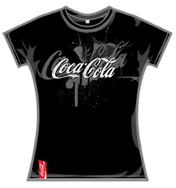 Coca Cola Tshirt - Black Bottle Sk