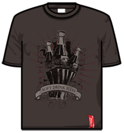 Coca Cola Tshirt - Brown Soft