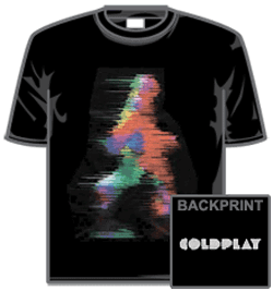 Coldplay Tshirt - Blurred Man