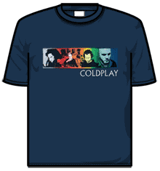 Coldplay Tshirt - Colour Strip