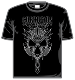 Corrosion Of Conformity Tshirt - 2012 Skull
