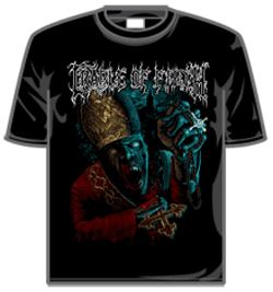 Cradle Of Filth Tshirt - Vampire Pope