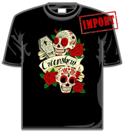 The Creepshow Tshirt - Skulls And Roses