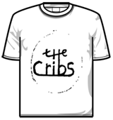 Cribs Tshirt - Black Logo