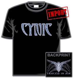 Cynic Tshirt - Logo Traced