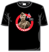 Dads Army Tshirt - Dont Panic