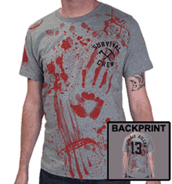 Darkside Tshirt - Zombie Killer (grey)