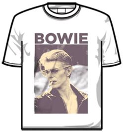 David Bowie Tshirt - Smoking