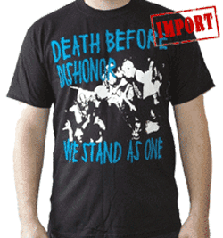 T-shirt Death Before Dishonor - Crânes Et Pistolets, Débardeur Humour