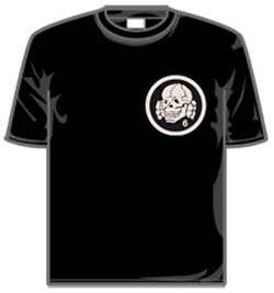 Death In June Tshirt - Totenkopf Pocket