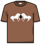 Dirty Pretty Things Tshirt - Horses