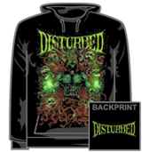 Disturbed Hoodie - Power Rage