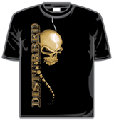 Disturbed Tshirt - Spine Skull