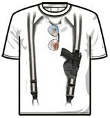 Dj White Tshirt - Miami P.d