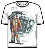 Dr Who Tshirt - Baker Scarf