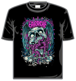 Earache Tshirt - Winged Skull