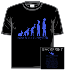 Echo And The Bunnymen Tshirt - Evolution
