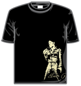 Elvis Presley Tshirt - Leather Frayed